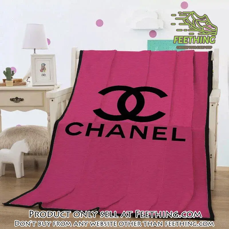 Chanel pinky new fashion luxury brand blanket fleece comfortable blanket ft3448065